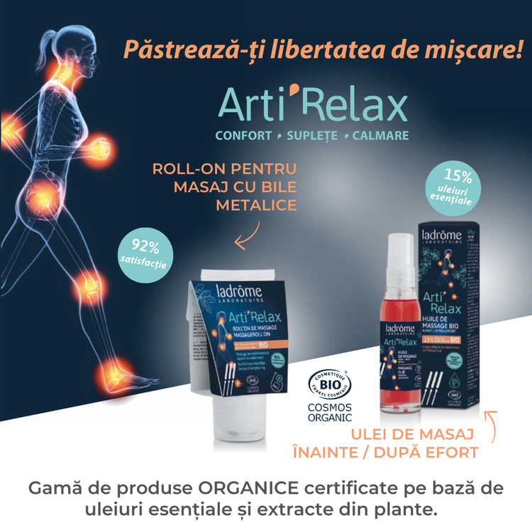 Arti' Relax Ulei de masaj Bio pentru mușchi și articulații