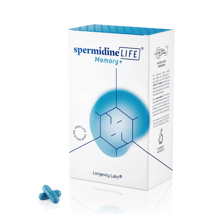 SpermidineLIFE® Memory+ 2 mg- Suport pentru memorie și sănătatea cerebrală