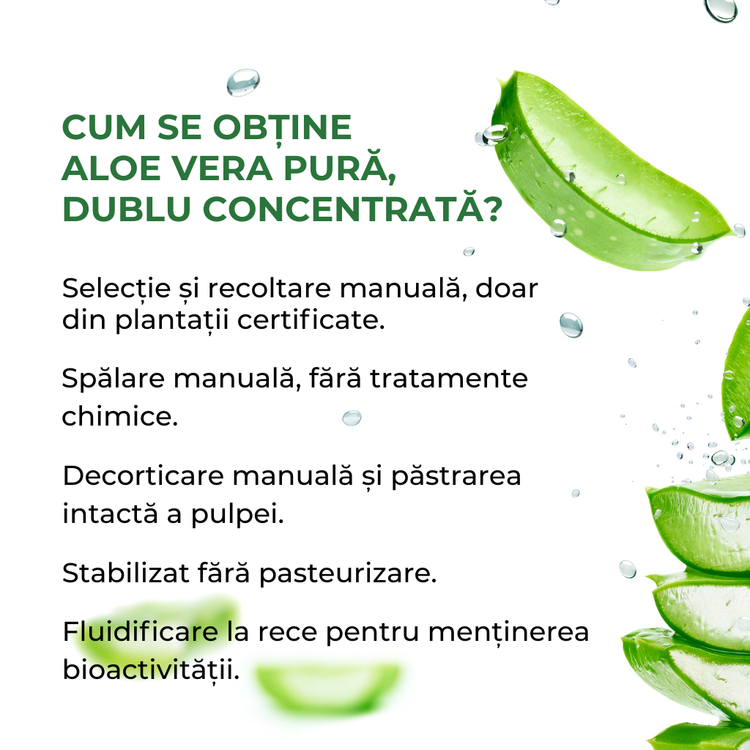 Suc pur de Aloe Vera dublu concentrat Zuccari