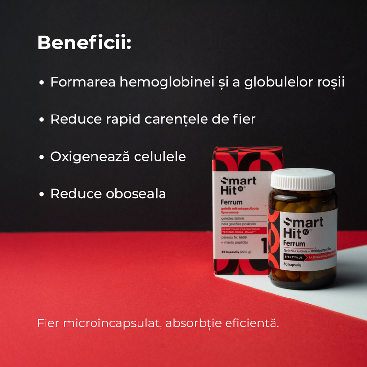 Capsule cu fier microîncapsulat, SmartHit IV