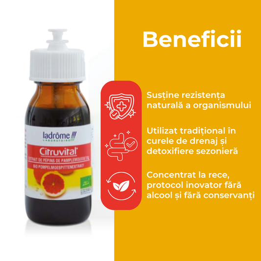 Beneficiile Citruvital – bioflavonoide, naringenina, extract bio certificat