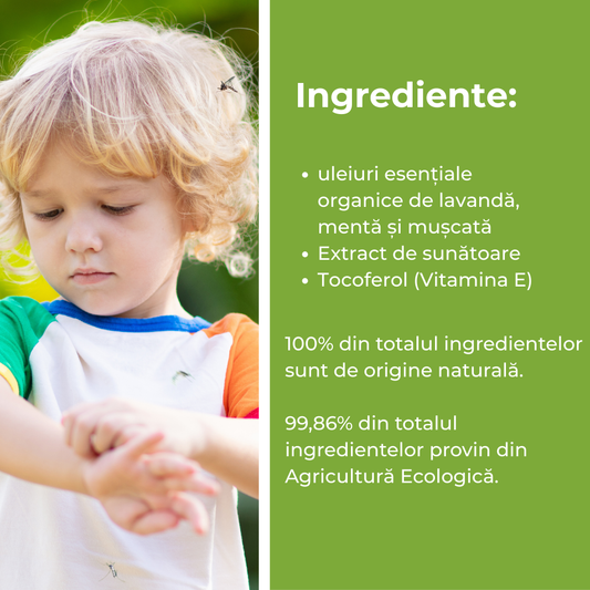 Ladrome Roll'on BIO calmant post-înțepătură insecte