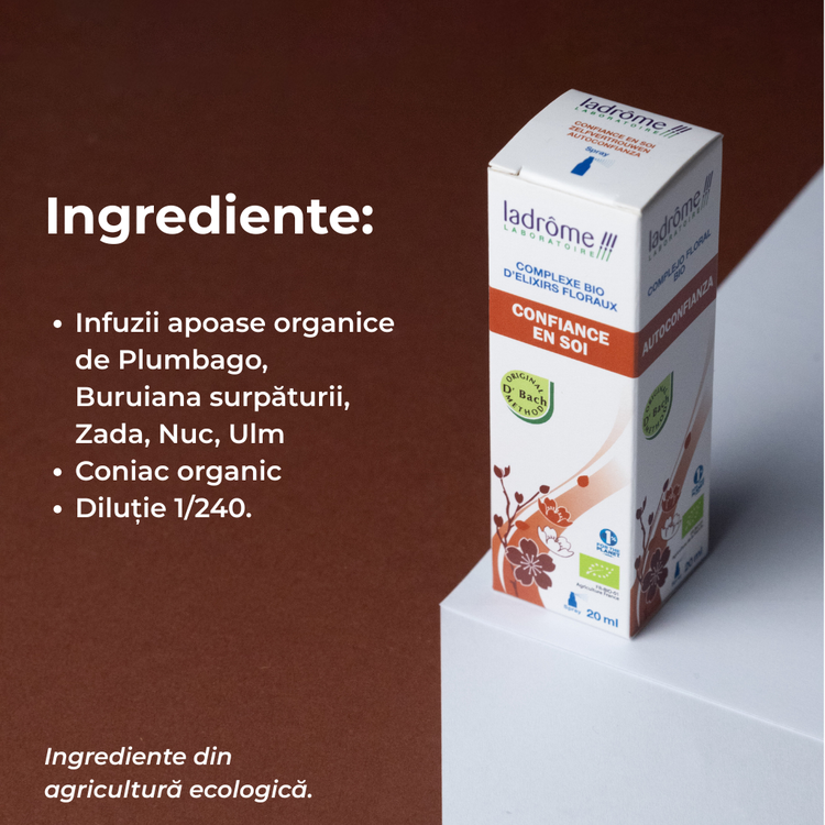 Complex bio din elixiruri florale Bach - ÎNCREDERE ÎN SINE