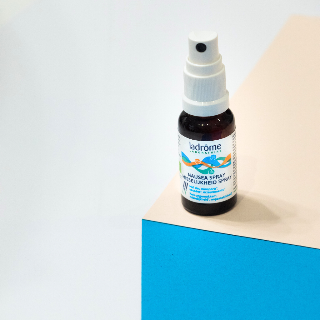 Nausea Spray Ladrôme detaliu flacon spray bio sublingual