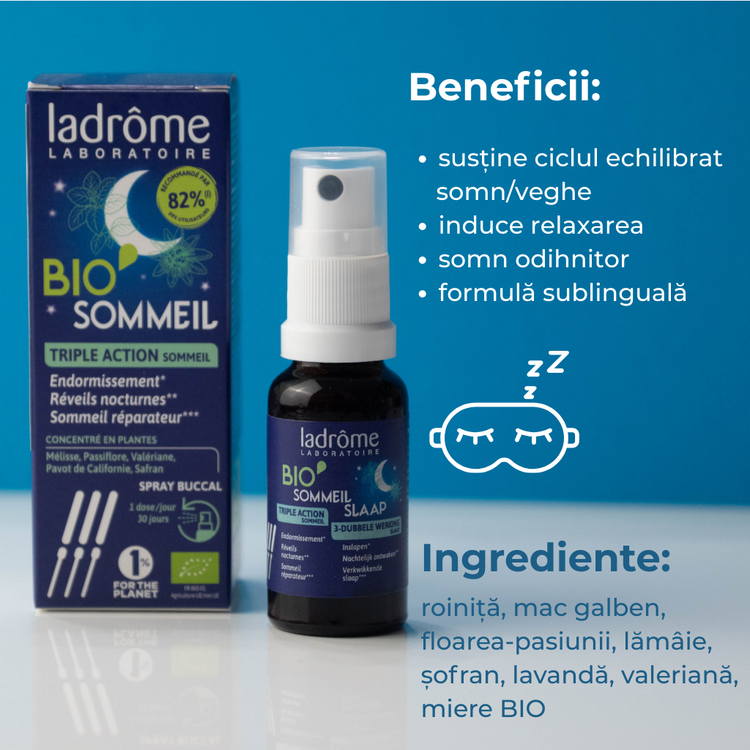 Spray Bio sublingual pentru somn, Bio Sommeil