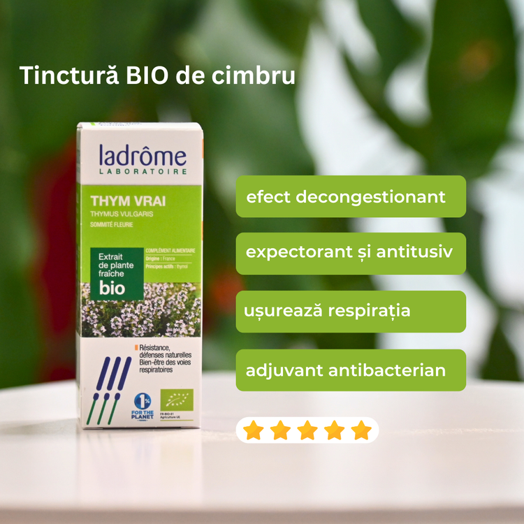 Tinctură Bio de Cimbru - Thymus vulgaris