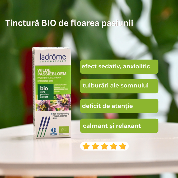 Tinctură Bio de Floarea Pasiunii - Passiflora incarnata