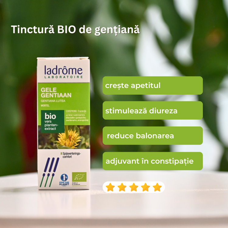 Tinctură Bio de Gențiana - Gentiana lutea