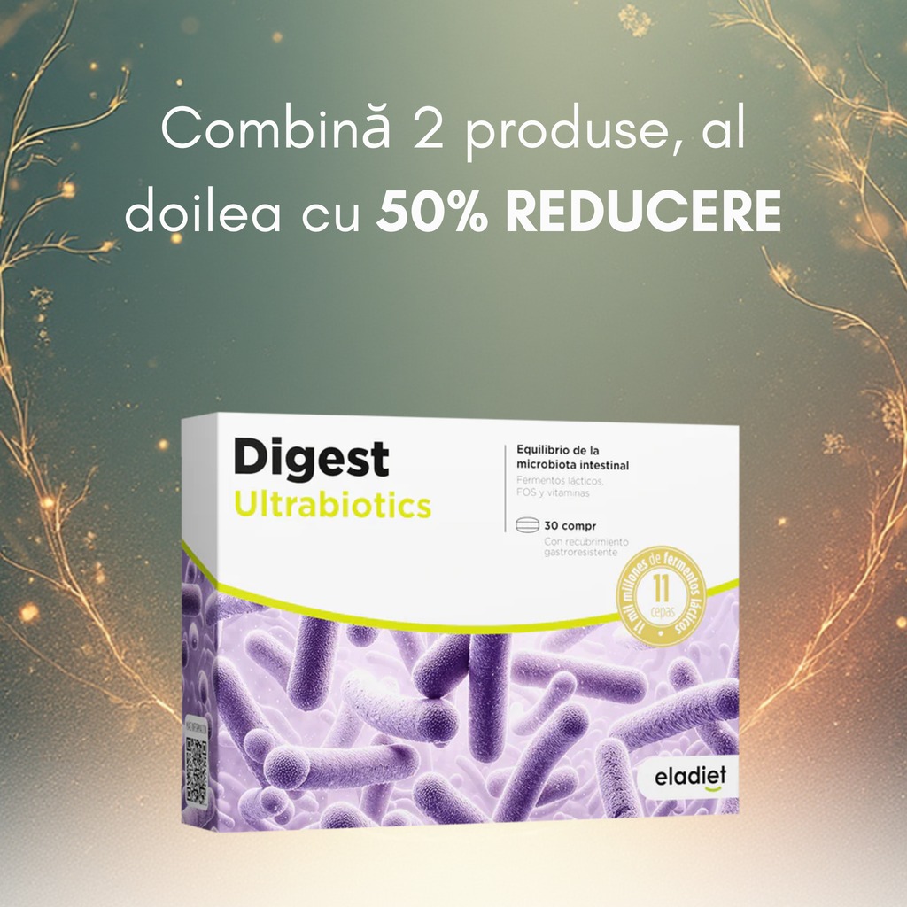Digest Ultrabiotics mix de probiotice și prebiotice pentru echilibrul florei intestinale