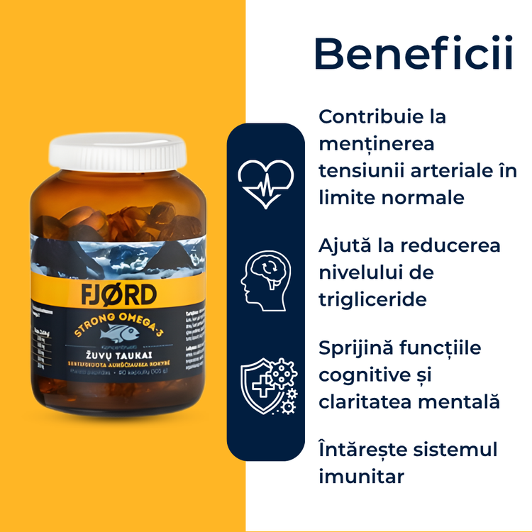 FJORD STRONG OMEGA-3 CAPSULES
