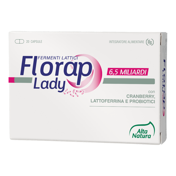 Florap Lady mix de probiotice și prebiotice, suport pentru sănătatea tractului digestiv și urinar