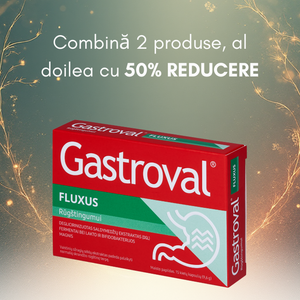 Gastroval Fluxus Capsule enzime pentru reducerea acidității gastrice