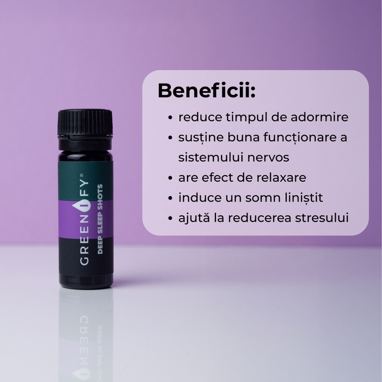 Greenify Deep sleep Shots pentru un somn liniștit