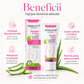 Beneficiile Aloegyn Cremă Zuccari – calmează disconfortul intim, hidratează cu Aloe Vera și acid hialuronic, susține echilibrul cu acid lactic, potrivită pentru pielea sensibilă