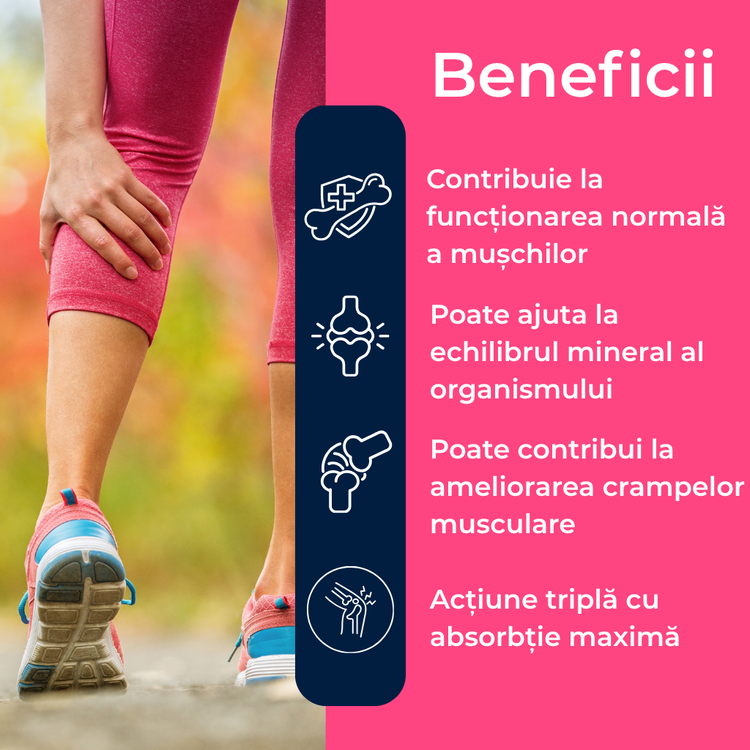 Regendol Magneziu pentru energie, mușchi și oase