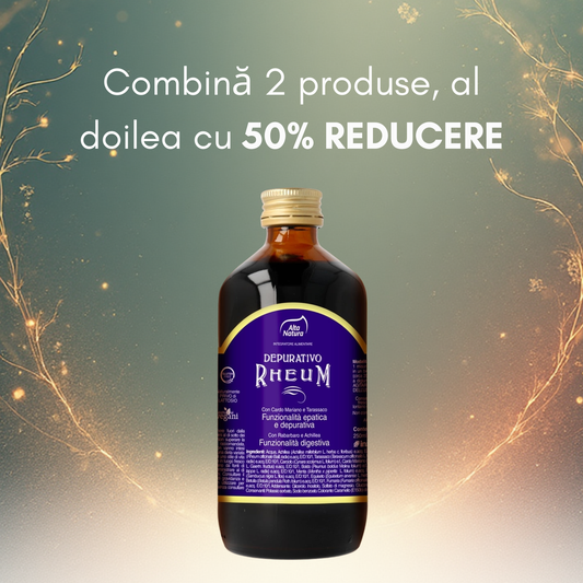 Depurativo Rheum pentru sănătatea ficatului și detoxifierea organismului