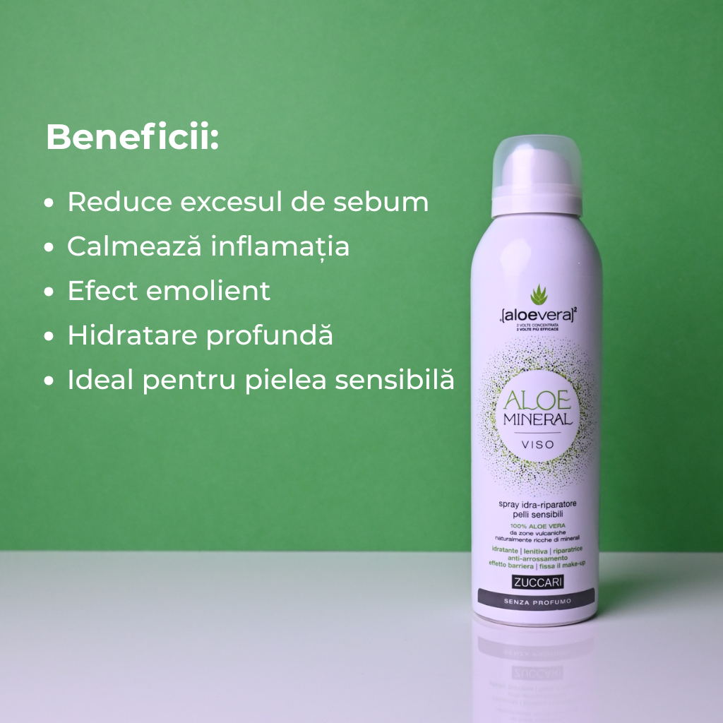 Aloemineral® spray pentru față fără parfum
