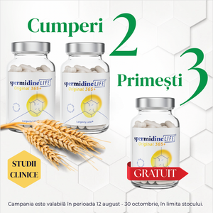 Spermidine LIFE® Original 365+ 2 mg-Supliment alimentar pentru regenerare celulară