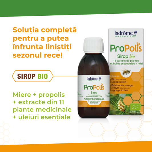 Organic Propolis Syrup for Sore Throats and Respiratory Tracts