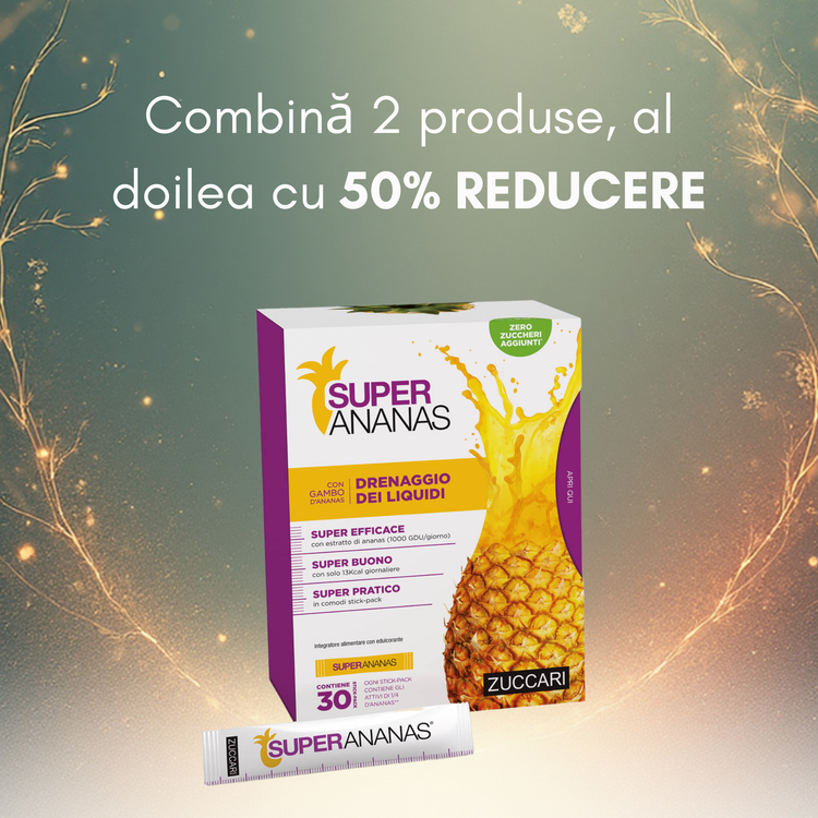 Super Ananas® pentru îmbunătățirea digestiei și drenajul lichidelor
