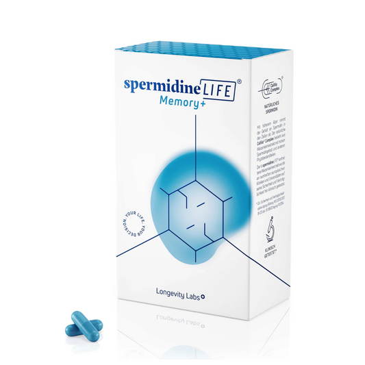SpermidineLIFE® Memory+ 2 mg- Suport pentru memorie și sănătatea cerebrală