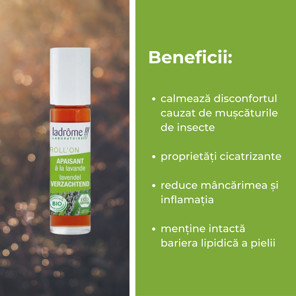 Ladrome Roll'on BIO calmant post-înțepătură insecte