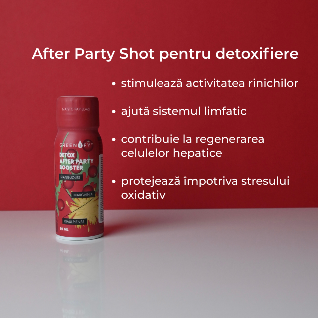 Greenify After Party Shot pentru detoxifiere