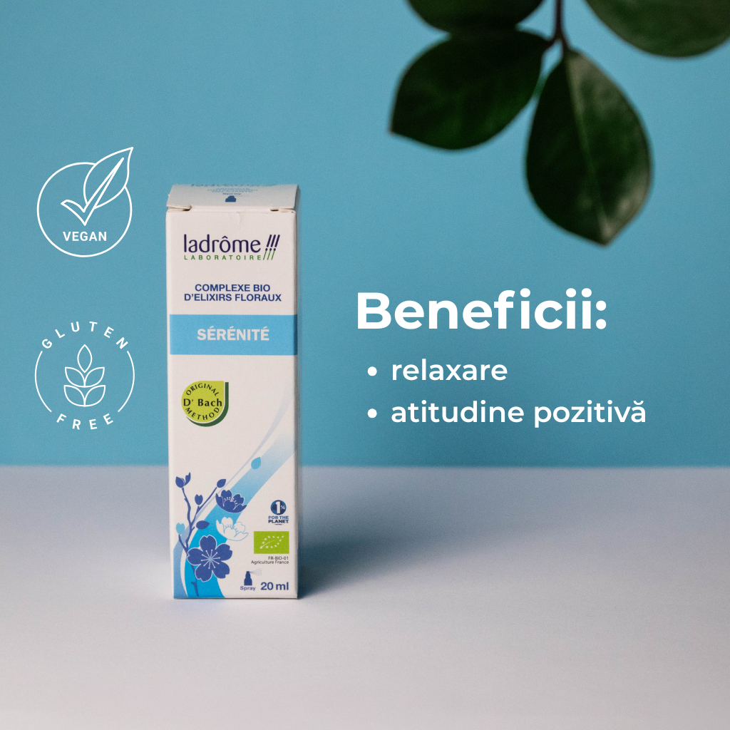 Complex bio din elixiruri florale Bach - RELAXARE