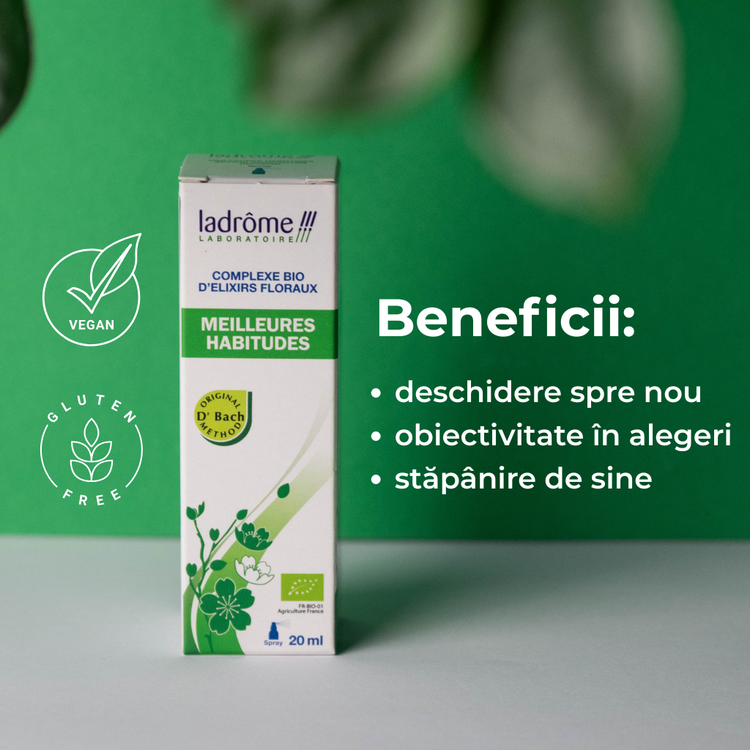 Complex bio din elixiruri florale Bach - CELE MAI BUNE OBICEIURI ȘI DECIZII