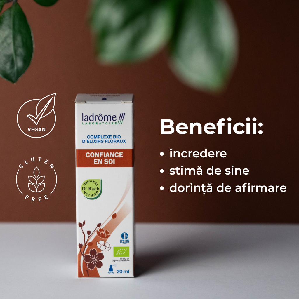 Complex bio din elixiruri florale Bach - ÎNCREDERE ÎN SINE