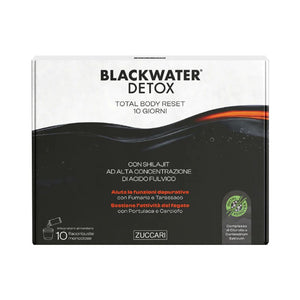 Blackwater Detox® - Supliment Chelare și Eliminare Metale Grele cu Shilajit, Coriandru și Chlorella, 10 Plicuri