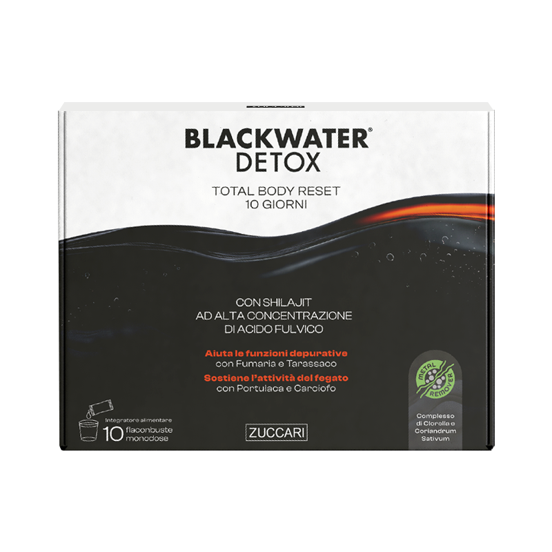 BLACKWATER DETOX®- Supliment chelare și eliminare metale grele