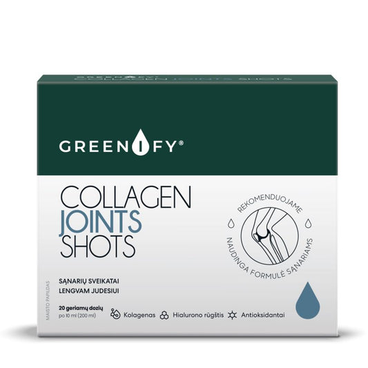 Greenify Collagen for Joints Shots pentru cartilaje și articulații