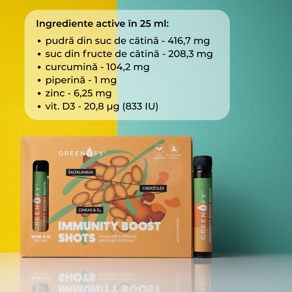 Greenify Immunity boost Shots pentru imunitate