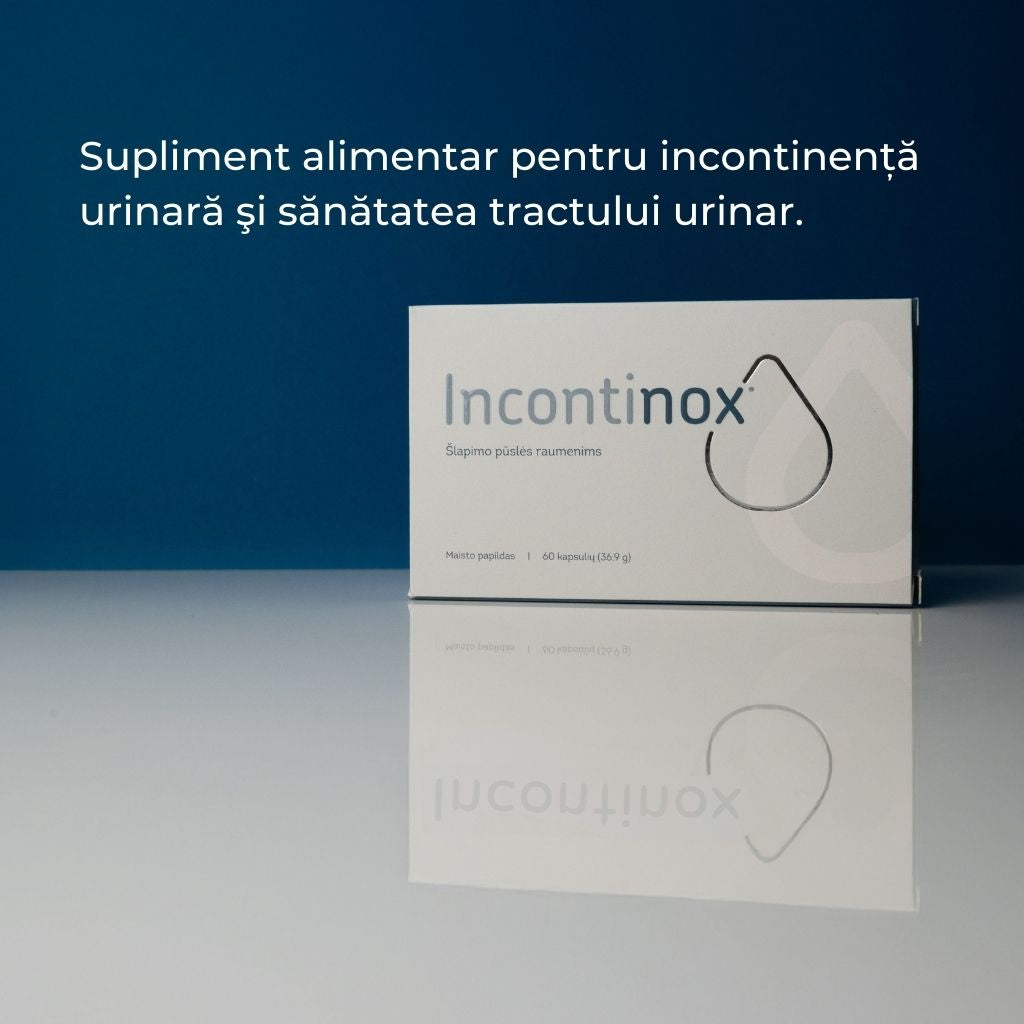 Incontinox capsule pentru incontinență urinară și sănătatea tractului urinar