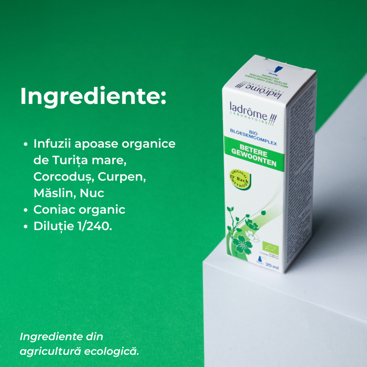 Complex bio din elixiruri florale Bach - CELE MAI BUNE OBICEIURI ȘI DECIZII