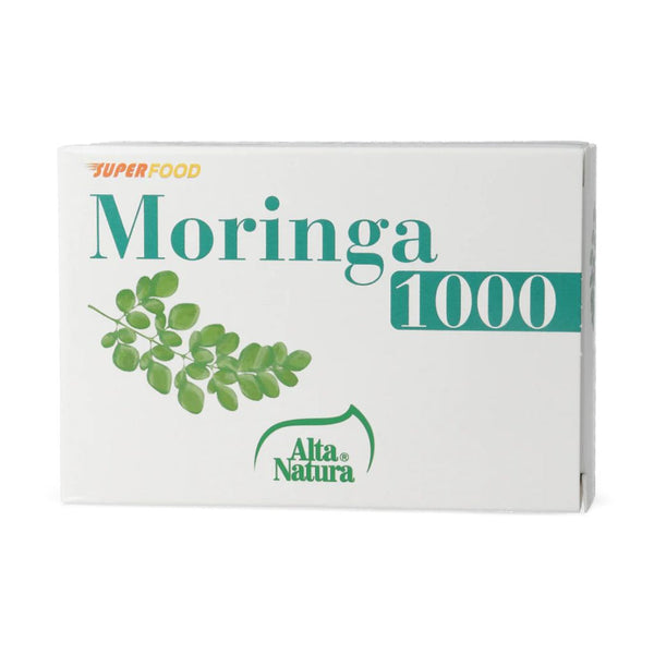 Moringa 1000- Supliment alimentar pentru digestie, circulație sanguină, echilibru metabolic, restabilirea energiei