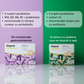 Comparație Digest Ultrabiotics vs Digest Ultrabiotics Recovery.
11 tulpini comprimate gastrorezistente pentru timpul curei cu 
antibiotic vs 5 tulpini plicuri pulbere recomandate după cura 
cu antibiotic