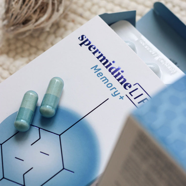 SpermidineLIFE® Memory+ 2 mg- Suport pentru memorie și sănătatea cerebrală