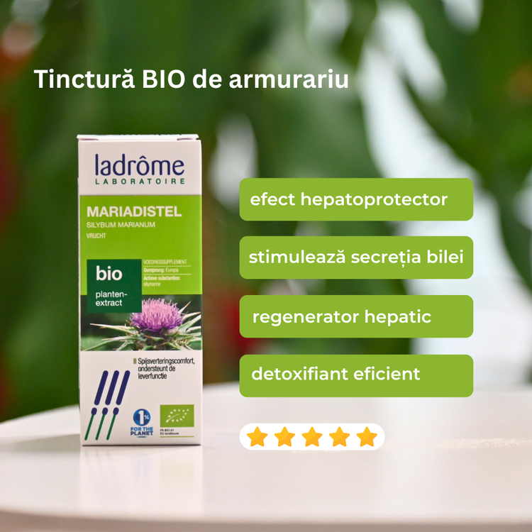 Tinctură Bio de Armurariu - Silybum marianum
