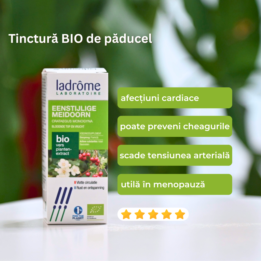 Tinctură Bio de Păducel - Crataegus monogyna