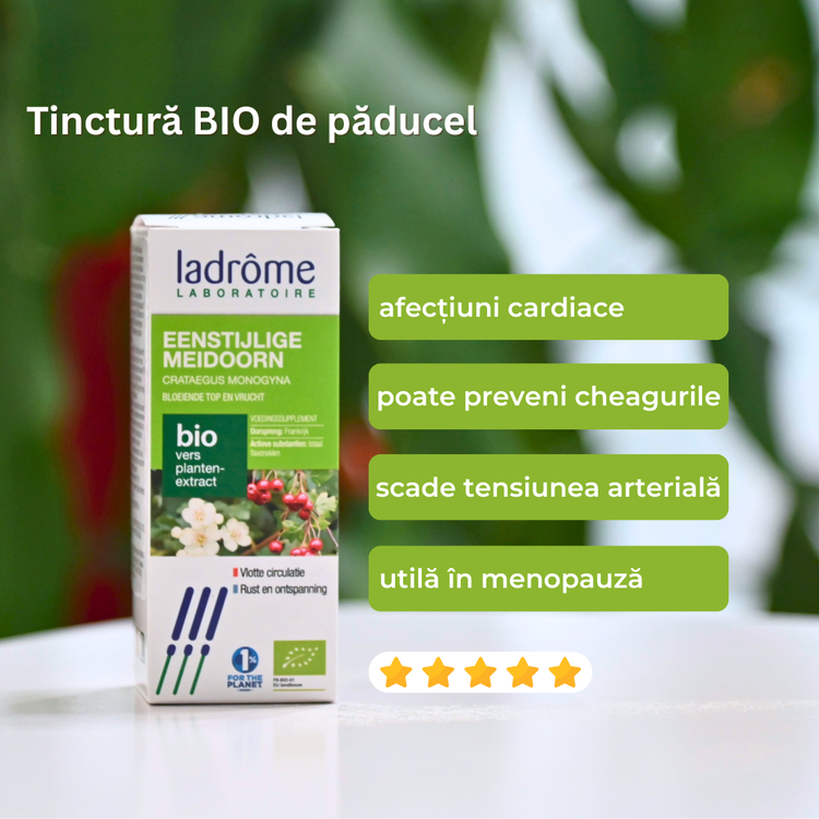 Tinctură Bio de Păducel - Crataegus monogyna