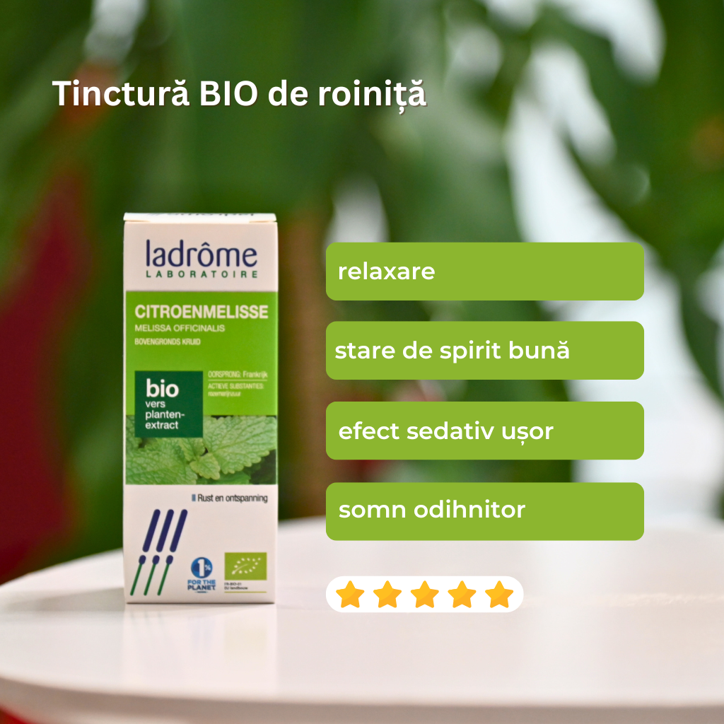 Tinctură Bio de Roiniță - Melissa officinalis