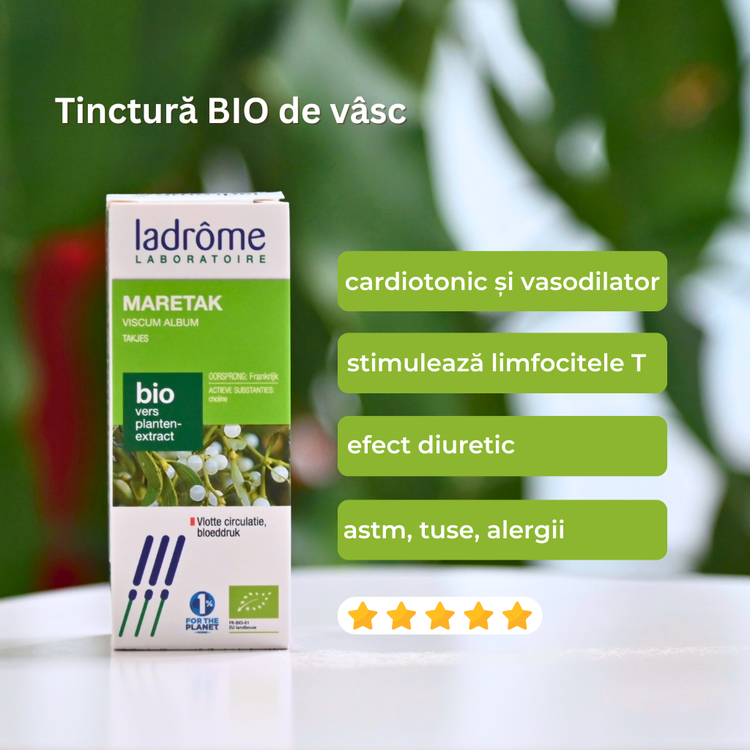 Tinctură Bio de Vâsc - Viscum album