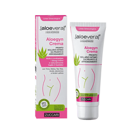 Aloegyn Cremă pe bază de aloe vera 100% pur dublu concentrat pentru ameliorarea rapidă a mâncărimii și iritațiilor în zona intimă Zuccari