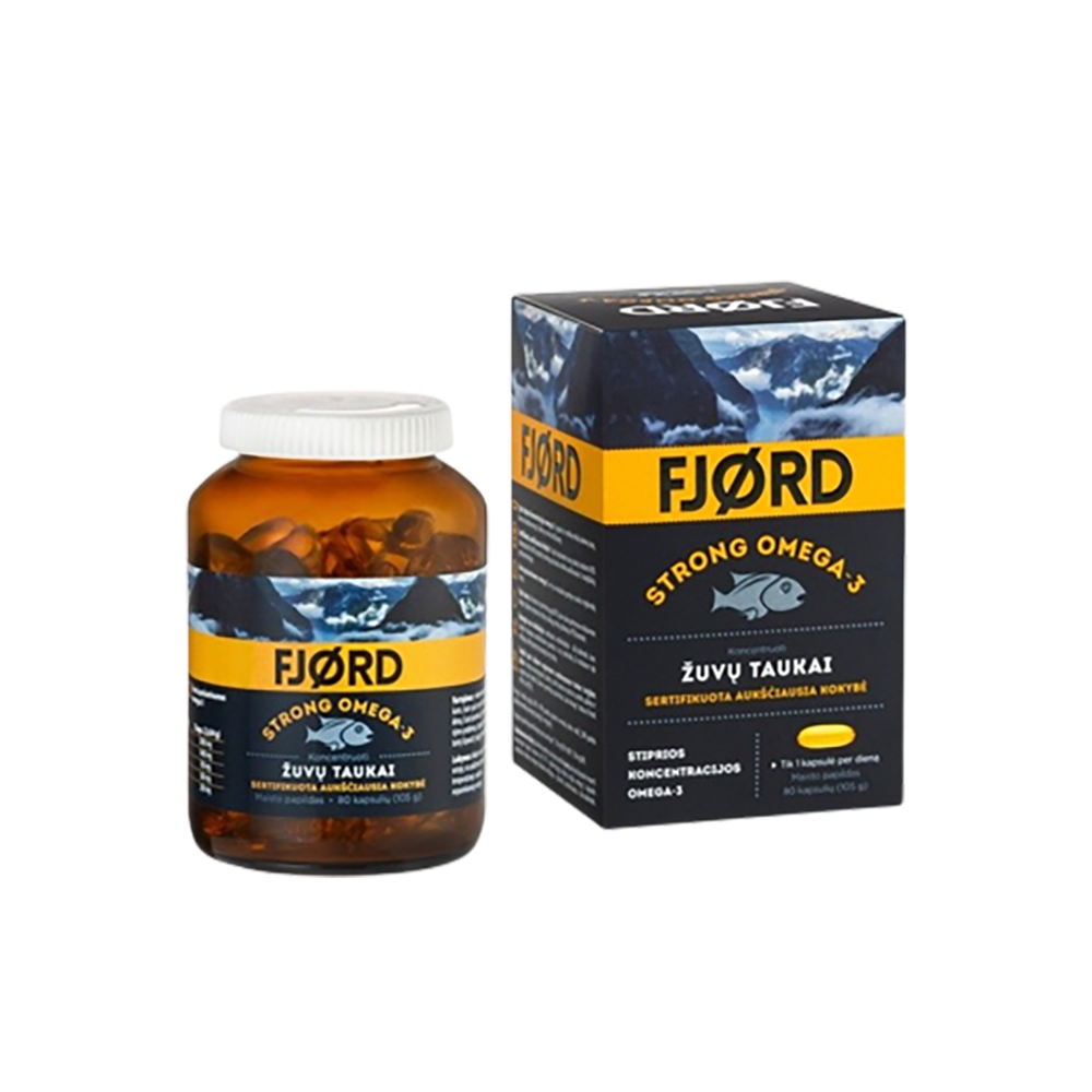 FJORD STRONG OMEGA-3 CAPSULES