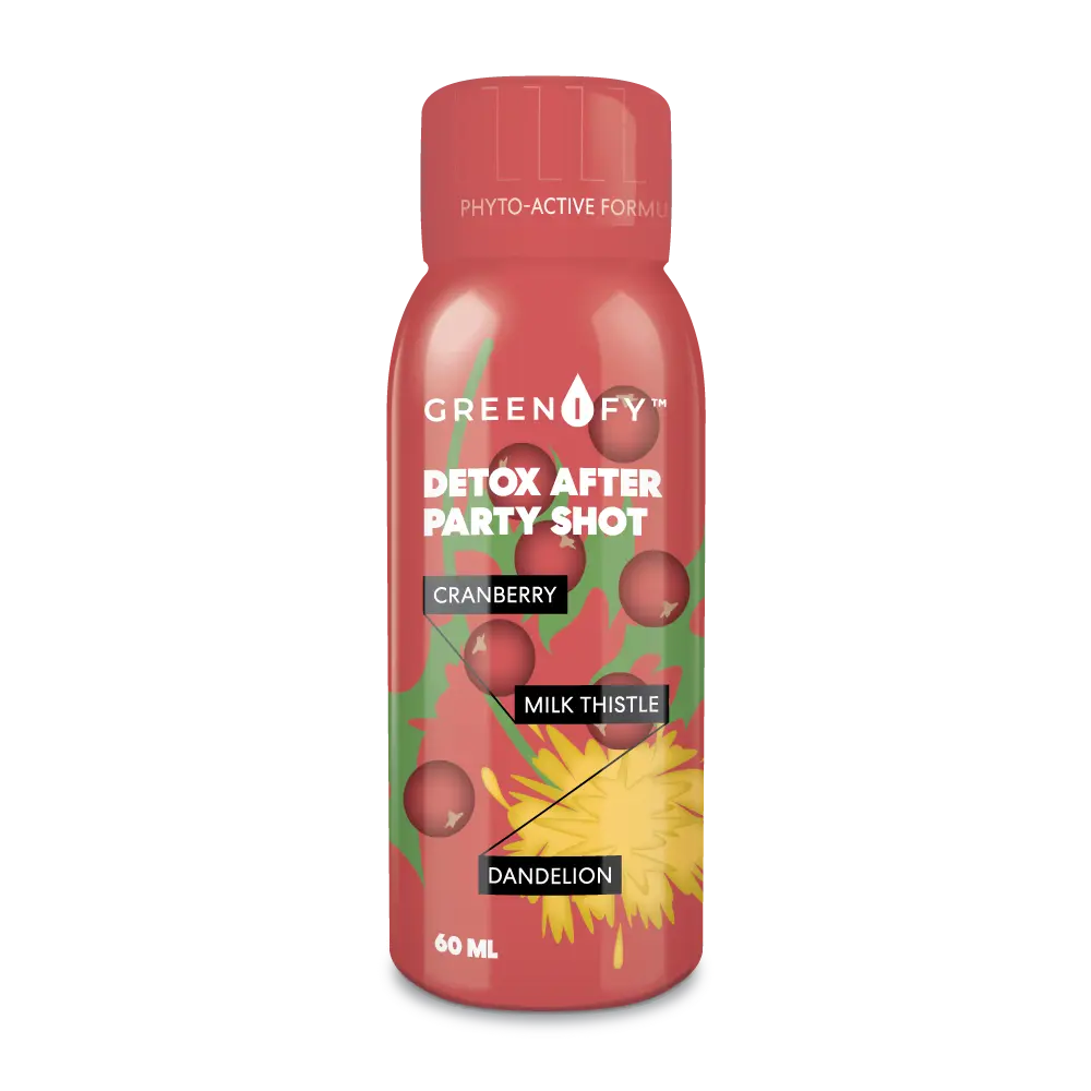 Greenify After Party Shot pentru detoxifiere