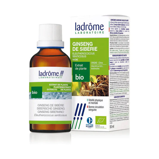 Tinctură Bio de Ginseng Siberian - Eleutherococcus Senticosus