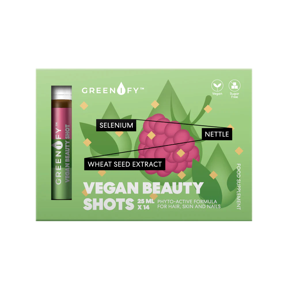 Greenify Vegan Beauty Shots pentru păr, piele și unghii